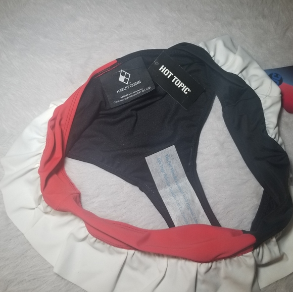 DC Comics Harley Quinn Swim Skirt Bikini Bottom❤🖤 - Picture 8 of 9